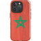 Morocco Flag Distressed iPhone 16 Pro Impact Case