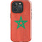 Morocco Flag Distressed iPhone 16 Pro Max Impact Case
