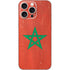 Morocco Flag Distressed iPhone 16 Pro Max Skin