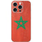 Morocco Flag Distressed iPhone 16 Pro Skin