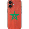 Morocco Flag Distressed iPhone 16 Skin