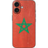 Morocco Flag Distressed iPhone 16 Skin