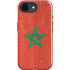 Morocco Flag Distressed iPhone 16e Impact Case