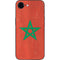 Morocco Flag Distressed iPhone 16e Skin