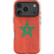 Morocco Flag Distressed iPhone 18 Pro Impact Case