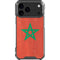 Morocco Flag Distressed iPhone 18 Pro Max Clear Case