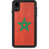 Morocco Flag Distressed iPhone Cases