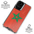 Morocco Flag Distressed Moto G Power 5G (2024) Clear Case