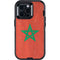 Morocco Flag Distressed Otterbox Defender iPhone Skin