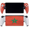 Morocco Flag Distressed PlayStation Portal Remote Player Skin