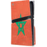 Morocco Flag Distressed PlayStation PS5 Skins