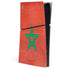Morocco Flag Distressed PS5 Slim Digital Edition Console Skin