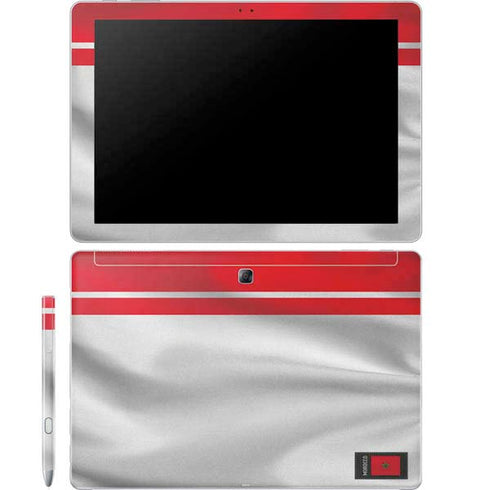 Morocco Soccer Flag Galaxy Book 12in Skin