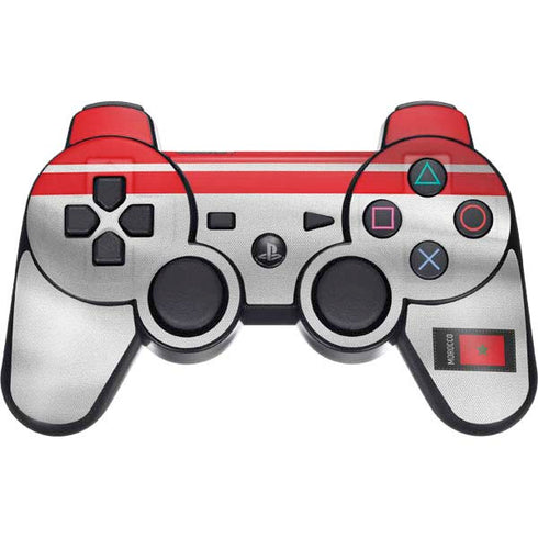 Morocco Soccer Flag PS3 Dual Shock wireless controller Skin