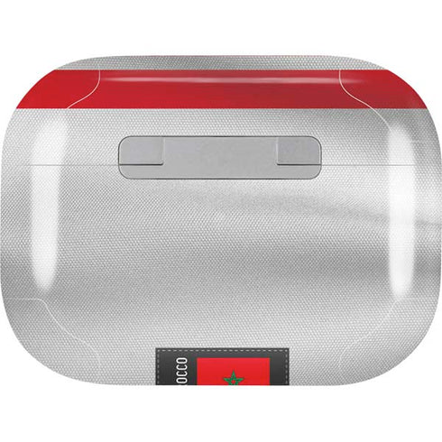 Morocco Soccer Flag AirPods Skins