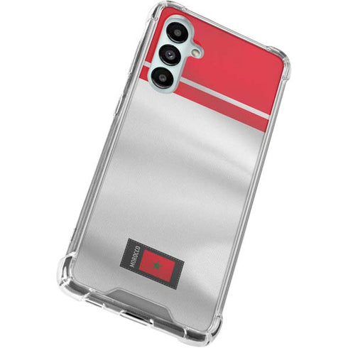 Morocco Soccer Flag Galaxy A16 5G Clear Case