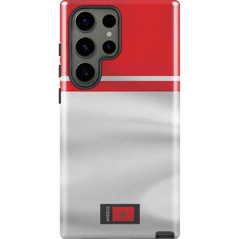 Morocco Soccer Flag Galaxy S23 Ultra Pro Case