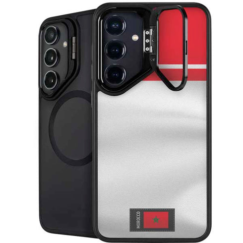 Morocco Soccer Flag Galaxy S24 FE Kickstand Case