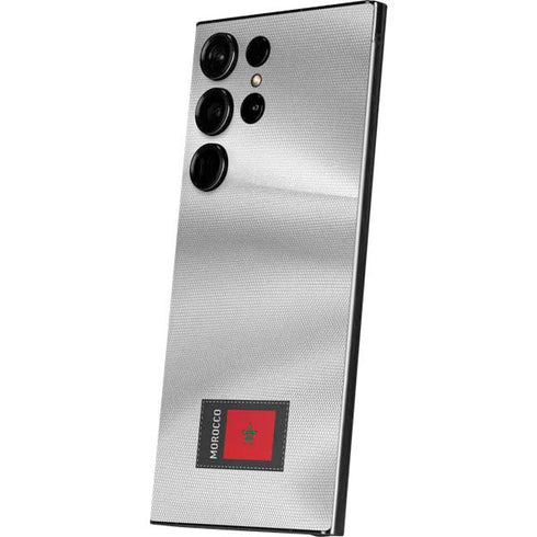 Morocco Soccer Flag Galaxy S25 Ultra Skin