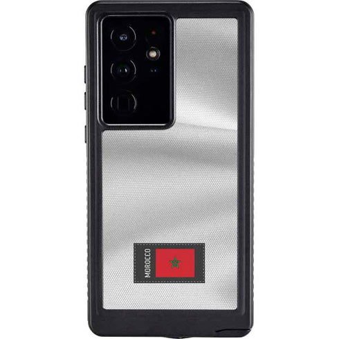 Morocco Soccer Flag Galaxy S24 Ultra Waterproof Case