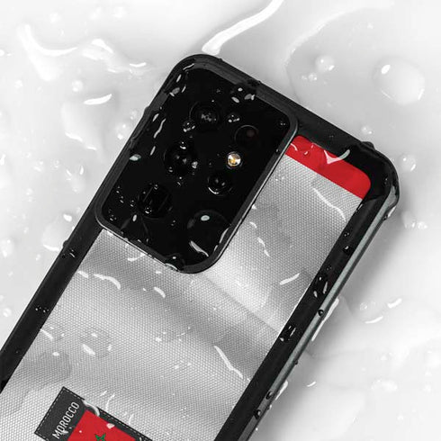 Morocco Soccer Flag Galaxy S24 Ultra Waterproof Case