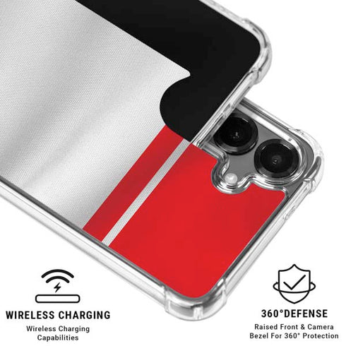 Morocco Soccer Flag Galaxy S26 Plus Clear Case