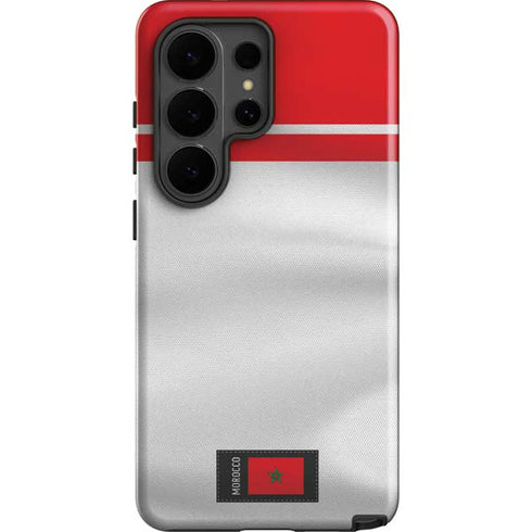 Morocco Soccer Flag Galaxy S26 Ultra Impact Case