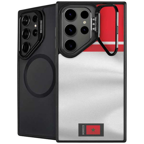 Morocco Soccer Flag Galaxy S26 Ultra Kickstand Case