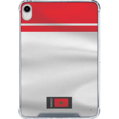 Morocco Soccer Flag iPad 11th Gen (2025) Clear Case