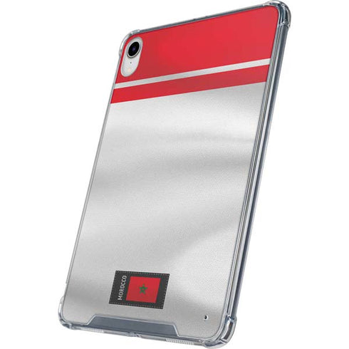 Morocco Soccer Flag iPad 11th Gen (2025) Clear Case