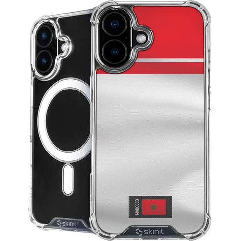 Morocco Soccer Flag iPhone 16 MagSafe Case