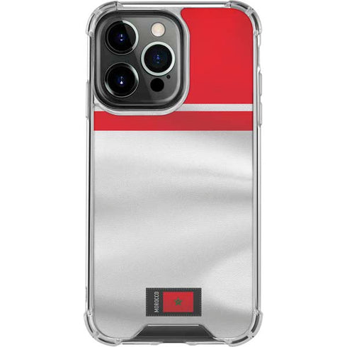 Morocco Soccer Flag iPhone 16 Pro Clear Case