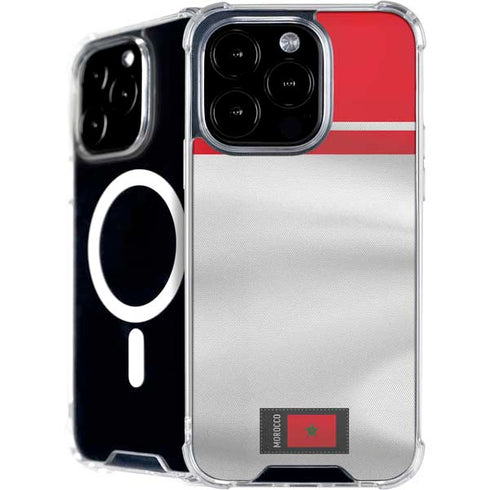 Morocco Soccer Flag iPhone 16 Pro Max MagSafe Case