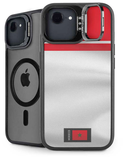 Morocco Soccer Flag iPhone 16e Kickstand Case