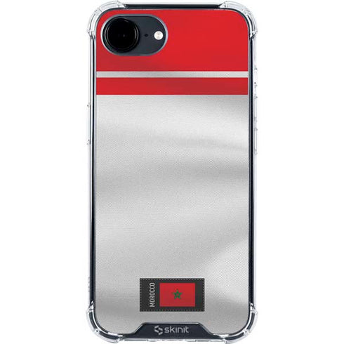 Morocco Soccer Flag iPhone 16e Clear Case