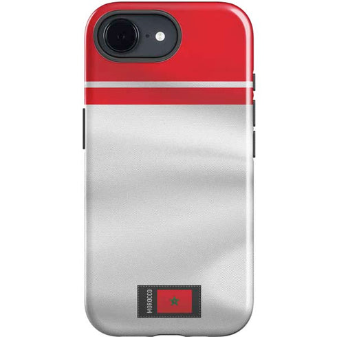 Morocco Soccer Flag iPhone 16e Impact Case
