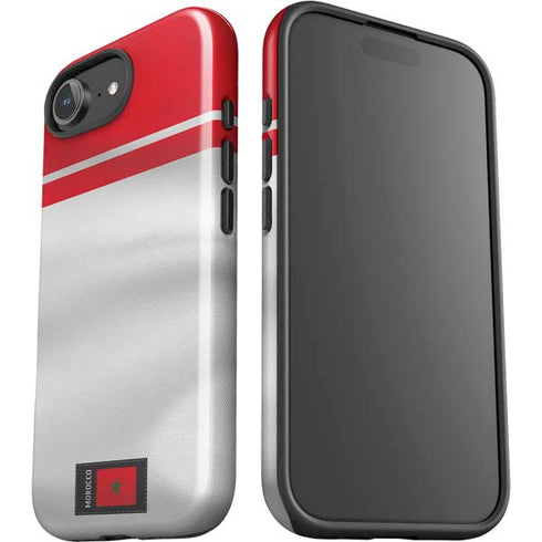 Morocco Soccer Flag iPhone 16e Impact Case