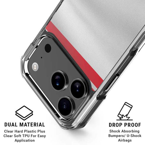 Morocco Soccer Flag iPhone 18 Pro Clear Case