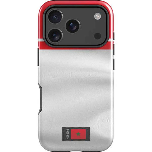 Morocco Soccer Flag iPhone 18 Pro Impact Case