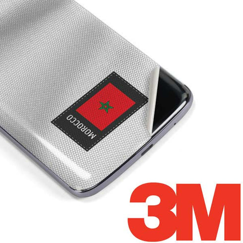 Morocco Soccer Flag Moto E5 Plus Skin