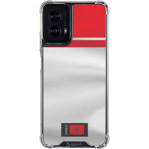 Morocco Soccer Flag Moto G Power 5G (2024) Clear Case