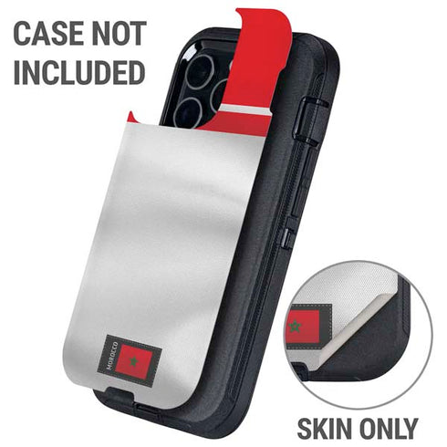 Morocco Soccer Flag Otterbox Defender iPhone Skin