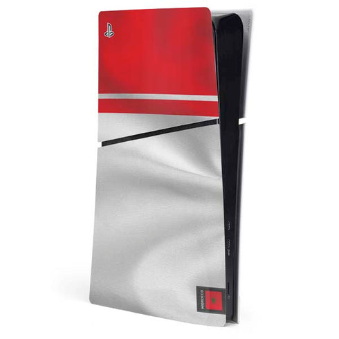 Morocco Soccer Flag PS5 Slim Digital Edition Console Skin