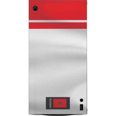 Morocco Soccer Flag XBox Series X Digital Edition Console Skin