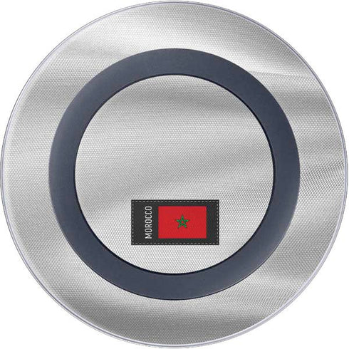 Morocco Soccer Flag Wireless Charger Skin