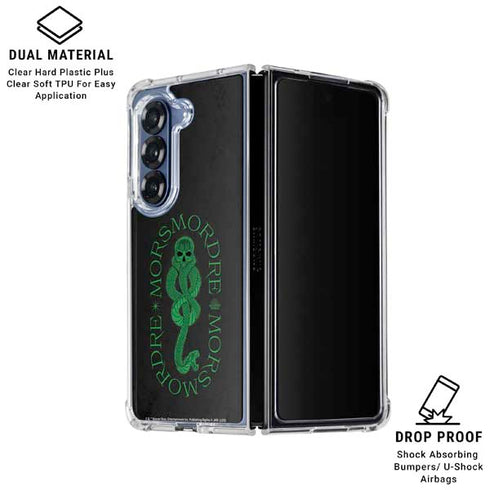 Wizarding Worlds Harry Potter Morsmorder Death Eater Dark Mark Galaxy Z Fold6 Clear Case