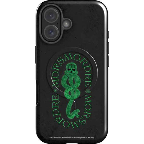 Wizarding Worlds Harry Potter Morsmorder Death Eater Dark Mark iPhone 16 Magsafe Impact Case