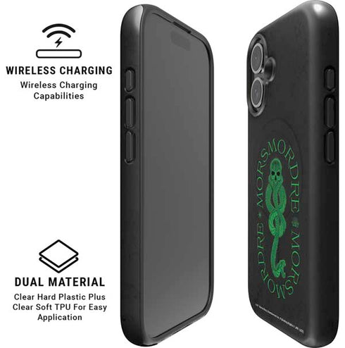 Wizarding Worlds Harry Potter Morsmorder Death Eater Dark Mark iPhone 16 Magsafe Impact Case
