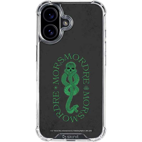 Wizarding Worlds Harry Potter Morsmorder Death Eater Dark Mark iPhone 16 Plus Clear Case