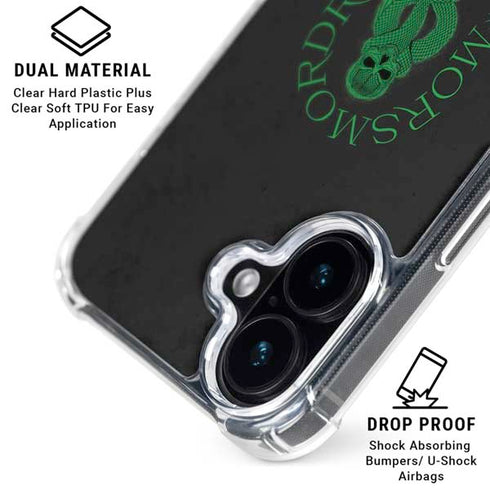 Wizarding Worlds Harry Potter Morsmorder Death Eater Dark Mark iPhone 16 Plus Clear Case